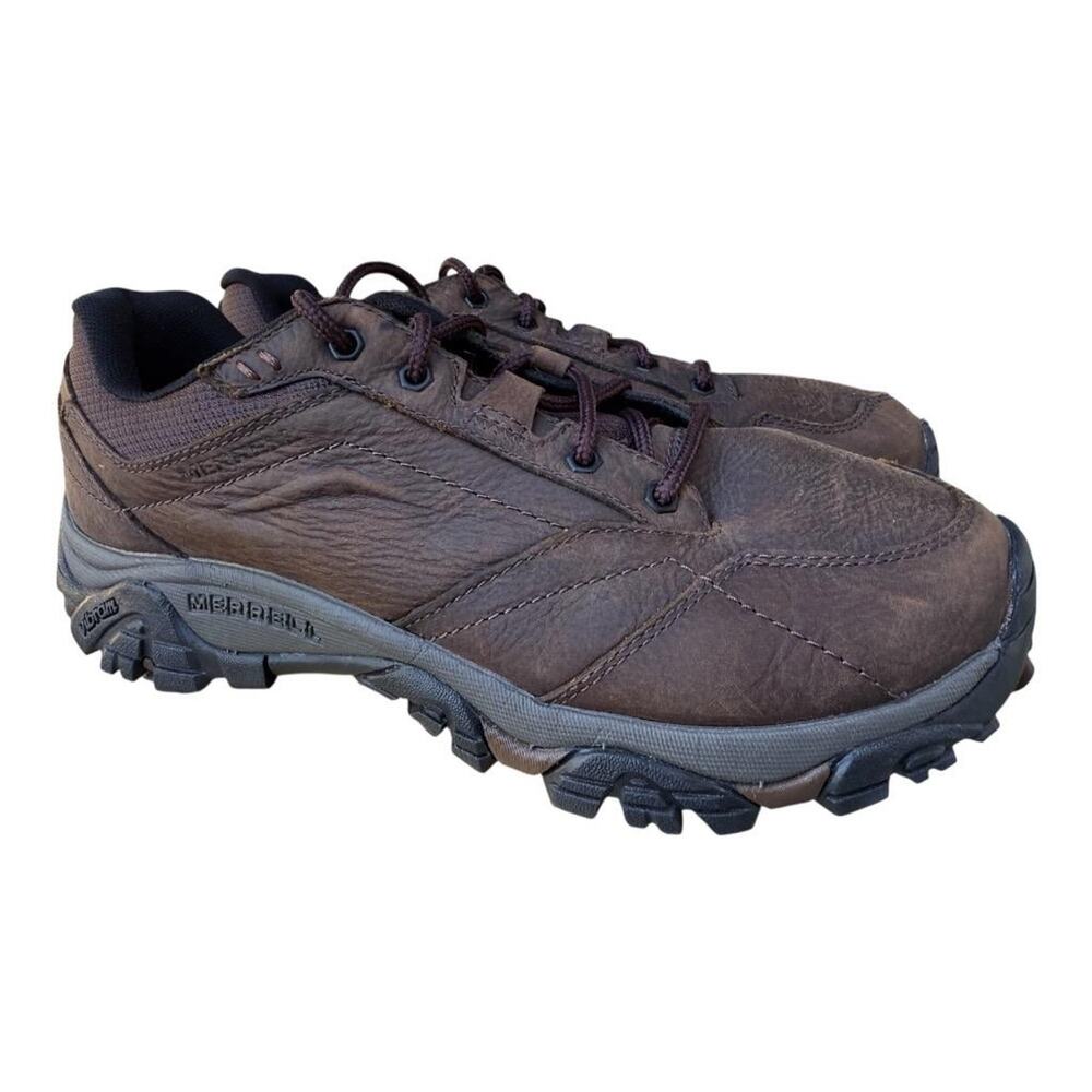 Merrell Moab Adventure 3 Brown Leather Hiking Shoe Men size 7.5 Wide